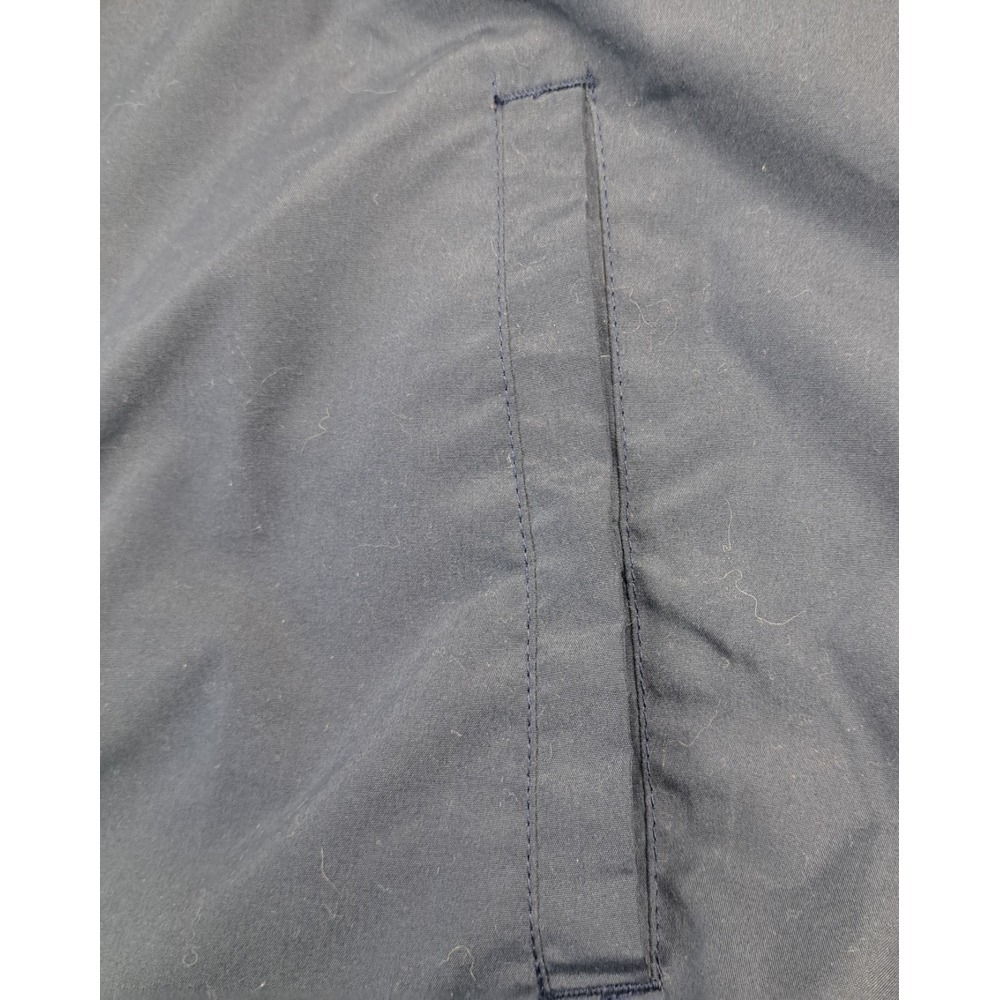 Vtg Charles River Apparel USTA Full Zip Jacket Navy Blue Pockets Rip Cord - Picture 9 of 11